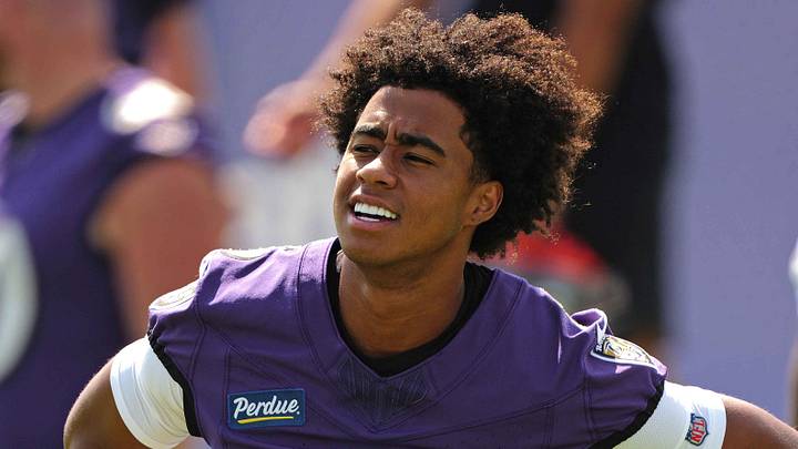 Baltimore Ravens wide receiver Ja’Kobi Lane Baltimore Ravens wide receiver Ja’Kobi Lane