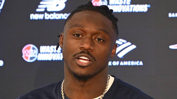 New England Patriots wide receiver A.J. Brown New England Patriots wide receiver A.J. Brown