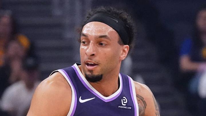 Sacramento Kings guard Devin Carter (22) in the first quarter at Chase Center on April 7, 2026.