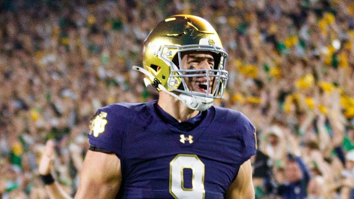 Notre Dame tight end Eli Raridon Notre Dame tight end Eli Raridon