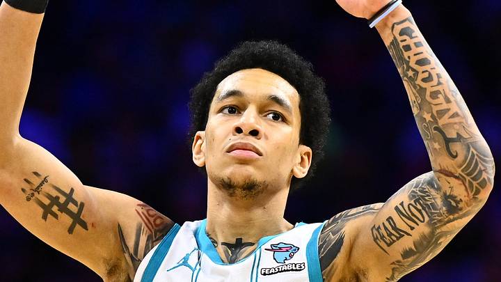 Charlotte Hornets, Tre Mann. Mandatory Credit: Kyle Ross-USA TODAY Sports Charlotte Hornets, Tre Mann. Mandatory Credit: Kyle Ross-USA TODAY Sports