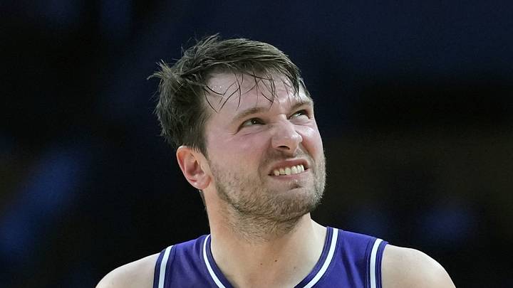 Los Angeles Lakers, Luka Doncic. Mandatory Credit: Kirby Lee-Imagn Images