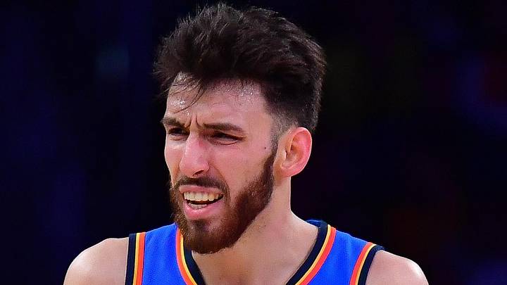 May 11, 2026; Los Angeles, California, USA; Oklahoma City Thunder center Chet Holmgren (7): Gary A. Vasquez-Imagn Images