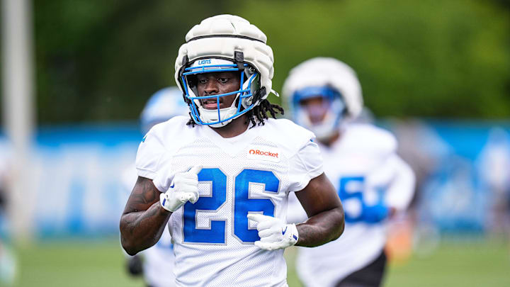 Detroit Lions cornerback Morice Norris practices during training camp at Meijer Performance Center in Allen Park on Sunday, July 20, 2025.