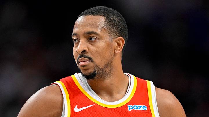 Atlanta Hawks guard CJ McCollum (3) against the Dallas Mavericks at American Airlines Center on Oct. 16, 2026. Atlanta Hawks guard CJ McCollum (3) against the Dallas Mavericks at American Airlines Center on Oct. 16, 2026.