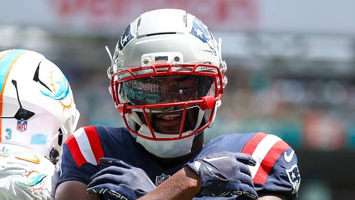 New England Patriots wide receiver Kayshon Boutte