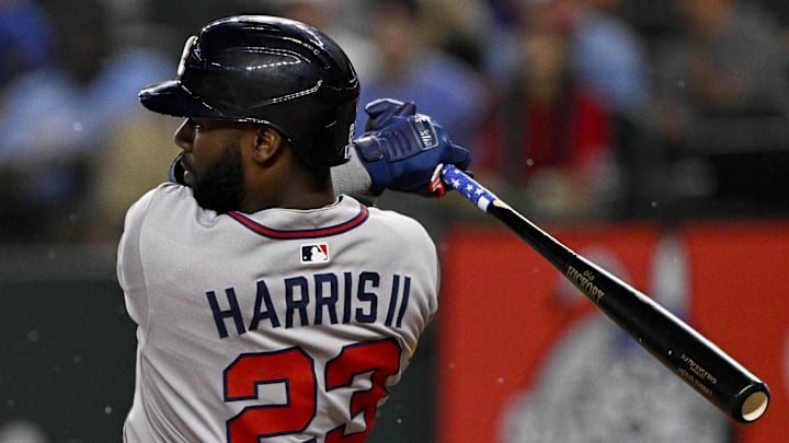 Harris always finds a way to contribute late in the Braves' season Harris always finds a way to contribute late in the Braves' season