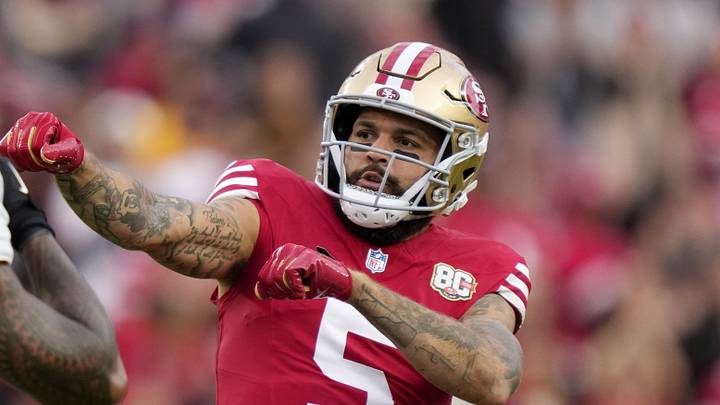 San Francisco 49ers wide receiver Mike Evans (5)