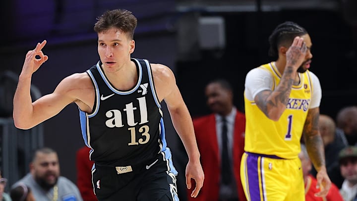 Atlanta Hawks guard Bogdan Bogdanovic