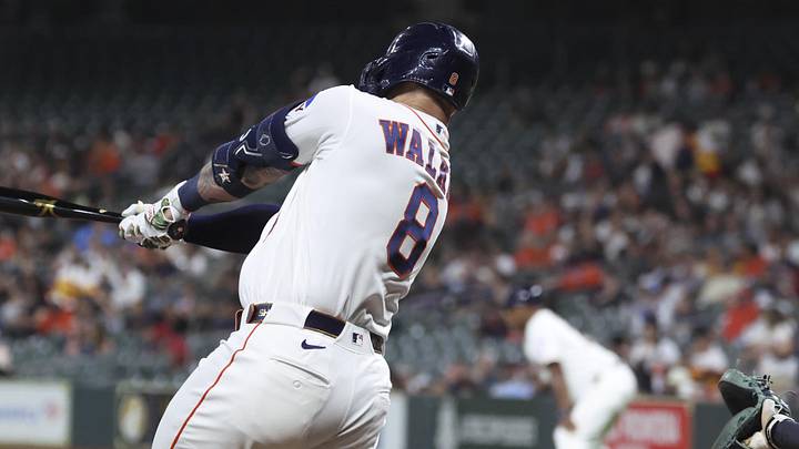 Houston Astros first baseman Christian Walker. Houston Astros first baseman Christian Walker.
