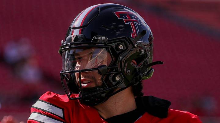 Texas Tech's Brendan Sorsby goes through warmups before the spring football game, Friday, April 17, 2026, at Jones AT&T Stadium. Texas Tech's Brendan Sorsby goes through warmups before the spring football game, Friday, April 17, 2026, at Jones AT&T Stadium.