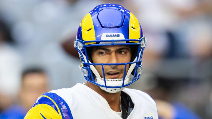 Los Angeles Rams quarterback Jimmy Garoppolo.