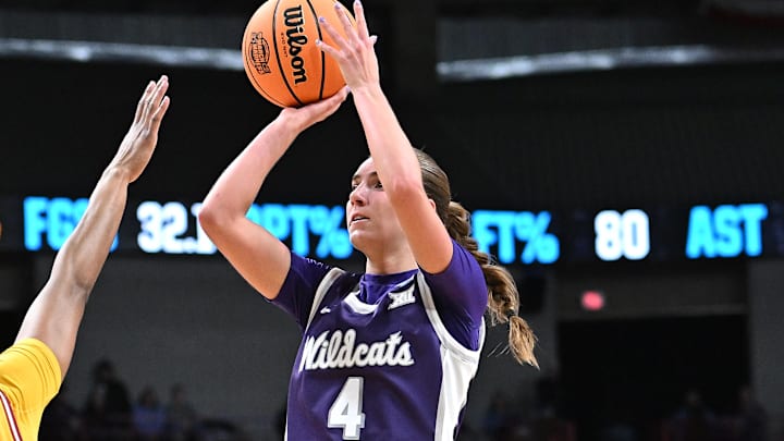Kansas State Wildcats guard Serena Sundell Kansas State Wildcats guard Serena Sundell
