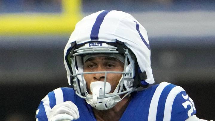 Indianapolis Colts safety Rodney Thomas II attempts to tackle