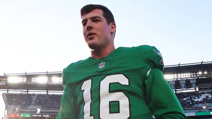 Philadelphia Eagles quarterback Tanner McKee Philadelphia Eagles quarterback Tanner McKee
