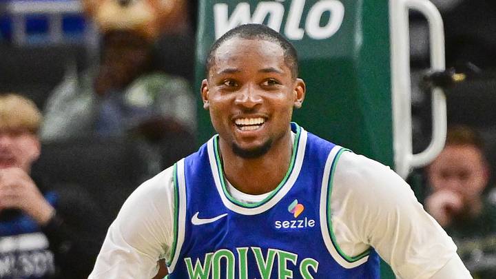 Minnesota Timberwolves forward Jonathan Kuminga Mandatory Credit: Benny Sieu-Imagn Images