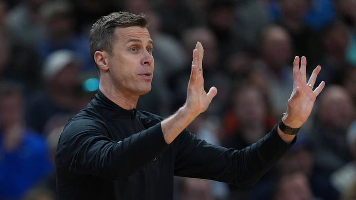 Mar 19, 2026; Greenville, SC, USA; Duke Blue Devils head coach Jon Scheyer signals to his team during a first round game of the men's 2026 NCAA Tournament at Bon Secours Wellness Arena. Mandatory Credit: Jim Dedmon-Imagn Images Mar 19, 2026; Greenville, SC, USA; Duke Blue Devils head coach Jon Scheyer signals to his team during a first round game of the men's 2026 NCAA Tournament at Bon Secours Wellness Arena. Mandatory Credit: Jim Dedmon-Imagn Images