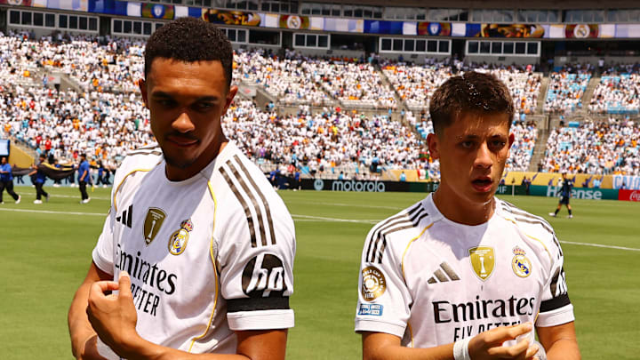 Arda Güler (right) played a brilliant game against Pachuca.