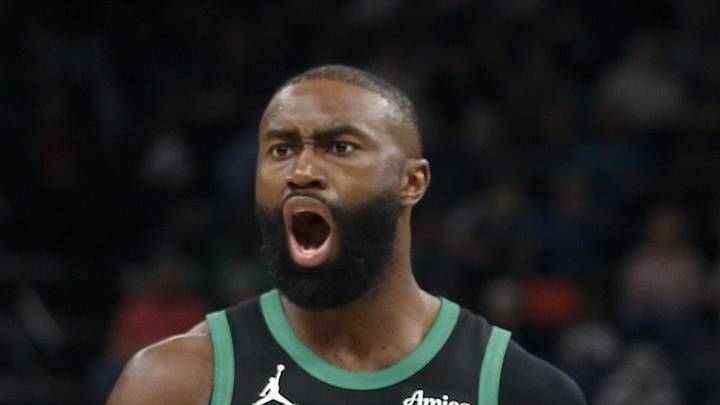 Mar 20, 2026; Memphis, Tennessee, USA; Boston Celtics guard Jaylen Brown (7) : Petre Thomas-Imagn Images