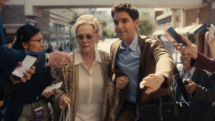 Jean Smart and Paul W. Downs in Hacks season 5 on HBO Max
