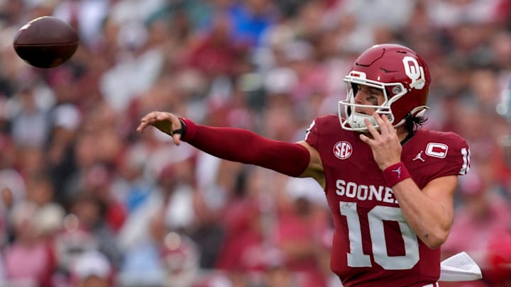 Oklahoma quarterback John Mateer