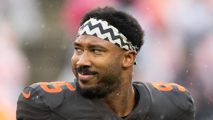Cleveland Browns defensive end Myles Garrett