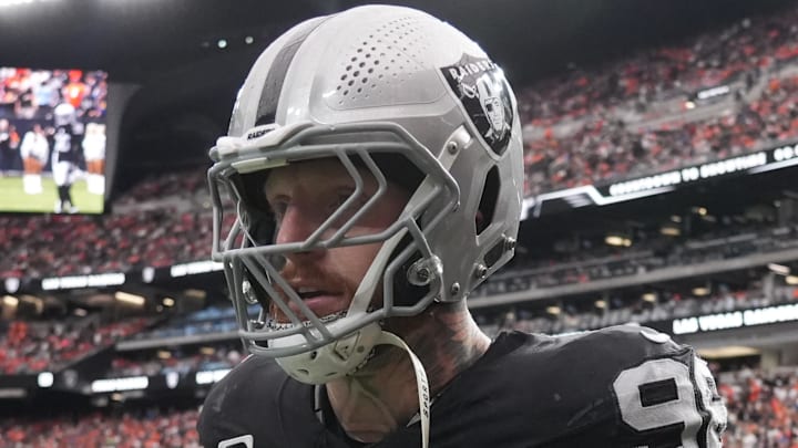 Las Vegas Raiders defensive end Maxx Crosby