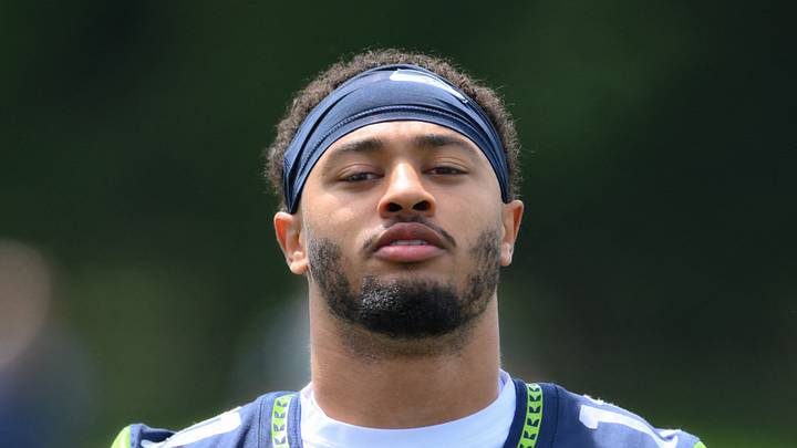 Seattle Seahawks wide receiver Jaxon Smith-Njigba during training camp