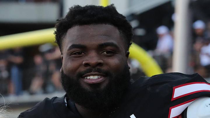 Carolina Panthers defensive lineman Lee Hunter