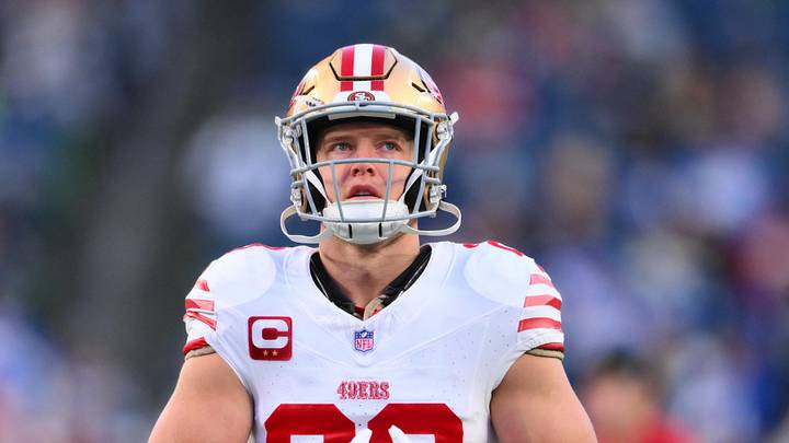 San Francisco 49ers running back Christian McCaffrey (23) San Francisco 49ers running back Christian McCaffrey (23)