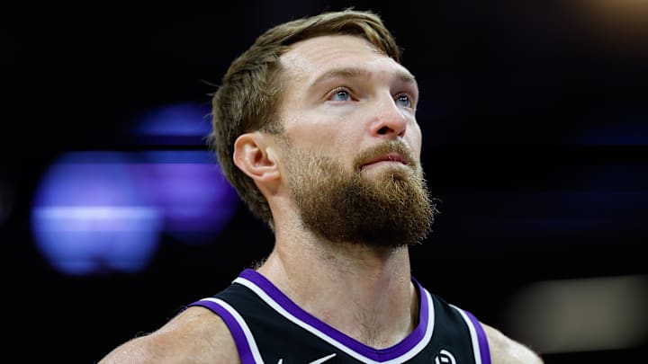 Nov 11, 2025; Sacramento, California, USA; Sacramento Kings center Domantas Sabonis (11) looks on during the fourth quarter against the Denver Nuggets at Golden 1 Center. Mandatory Credit: Sergio Estrada-Imagn Images Nov 11, 2025; Sacramento, California, USA; Sacramento Kings center Domantas Sabonis (11) looks on during the fourth quarter against the Denver Nuggets at Golden 1 Center. Mandatory Credit: Sergio Estrada-Imagn Images