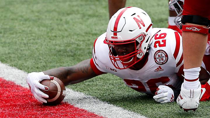 Dedrick Mills' third-quarter touchdown averted a shutout when Nebraska lost 48-7 at home to Ohio State in 2019. Dedrick Mills' third-quarter touchdown averted a shutout when Nebraska lost 48-7 at home to Ohio State in 2019.