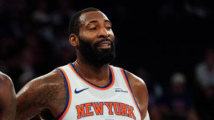 Oct 8, 2026; New York, New York, USA; Washington Wizards center Deandre Ayton (8) and New York Knicks center Andre Drummond (0) line up for a free throw during the second quarter at Madison Square Garden. Mandatory Credit: Alexander Wohl-Imagn Images Oct 8, 2026; New York, New York, USA; Washington Wizards center Deandre Ayton (8) and New York Knicks center Andre Drummond (0) line up for a free throw during the second quarter at Madison Square Garden. Mandatory Credit: Alexander Wohl-Imagn Images