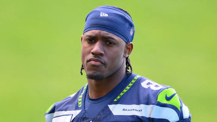 Seattle Seahawks running back Jadarian Price (8) during minicamp 