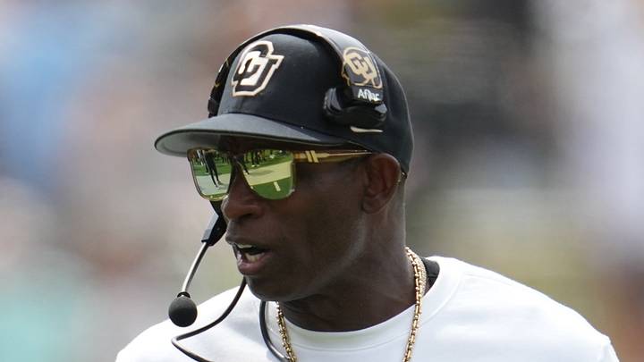 Sep 26, 2026; Waco, Texas, USA;  Colorado Buffaloes head coach Deion Sanders looks on during the second half against the Baylor Bears at McLane Stadium.  Mandatory Credit: Chris Jones-Imagn Images