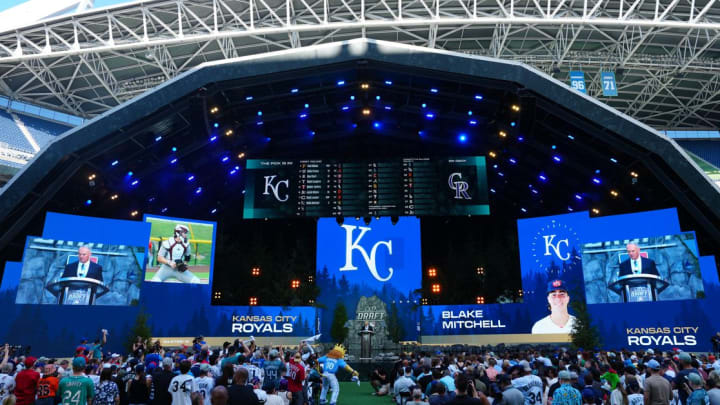 Royals select Blake Mitchell in the 2023 MLB Draft.
