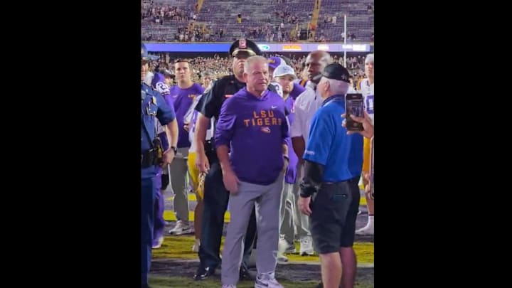 LSU coach Brian Kelly got booed by fans after Saturday's ugly loss to Texas A&M.
