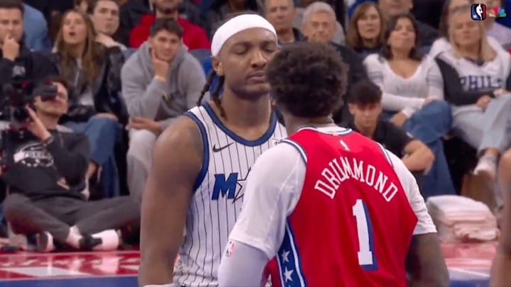 Wendell Carter Jr. wasn’t thrilled Andre Drummond went at him during a scrum between the Magic and 76ers