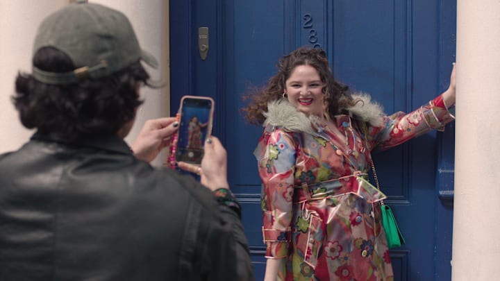 Meg Stalter in Too Much on Netflix