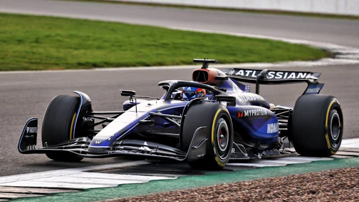 Carlos Sainz (ESP) Williams Racing FW46. Formula One World Championship, Atlassian Williams Racing FW47 Launch, Silverstone, England, Friday 14th February 2025.
