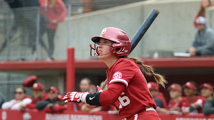 Oklahoma outfielder Abby Dayton Oklahoma outfielder Abby Dayton