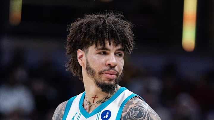 Charlotte Hornets guard LaMelo Ball Charlotte Hornets guard LaMelo Ball