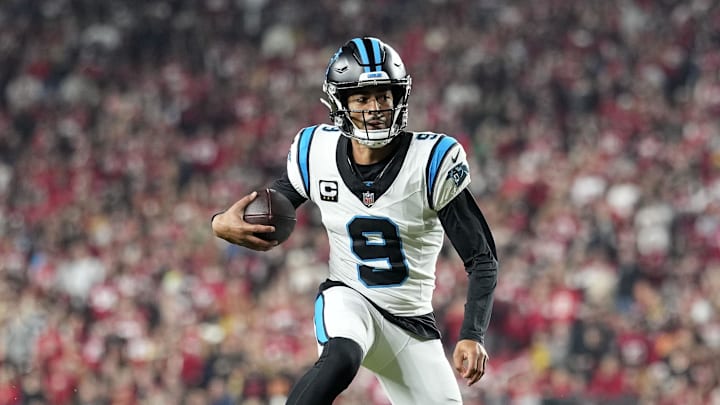Panthers quarterback Bryce Young threw two interceptions during Carolina's 20–9 loss to the 49ers.