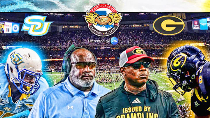 52nd Bayou Classic - Coaches Fred McNair (SU) and Mickey Joseph (GSU)