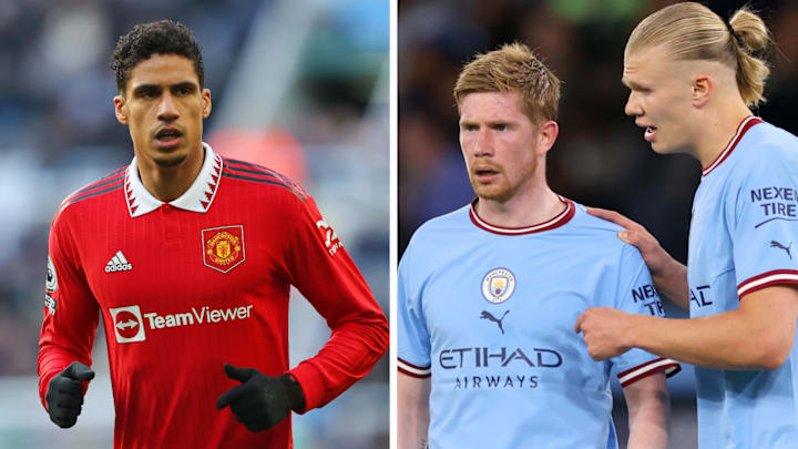 Varane will be tasked with keeping Man City's attack under wraps