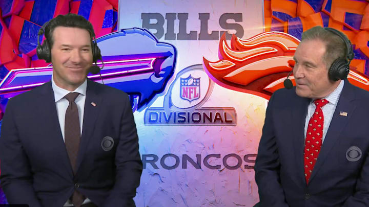 Tony Romo had another bad day in the booth in Saturday's thrilling Bills-Broncos game. 