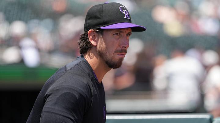 Jul 12, 2026; San Francisco, California, USA; Colorado Rockies starting pitcher Michael Lorenzen (24) before the game against the San Francisco Giants at Oracle Park. Mandatory Credit: Darren Yamashita-Imagn Images Jul 12, 2026; San Francisco, California, USA; Colorado Rockies starting pitcher Michael Lorenzen (24) before the game against the San Francisco Giants at Oracle Park. Mandatory Credit: Darren Yamashita-Imagn Images