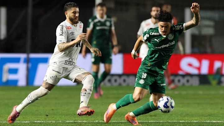 Zé Rafael trocou o Palmeiras pelo Santos em 2025