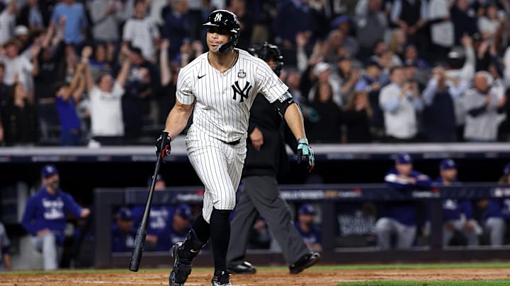 Los Yankees vieron cómo Giancarlo Stanton pegaba otro dantesco jonrón ante los Dodgers en la Serie Mundial 2024