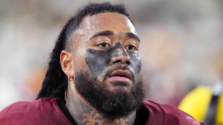 Washington Commanders linebacker Frankie Luvu